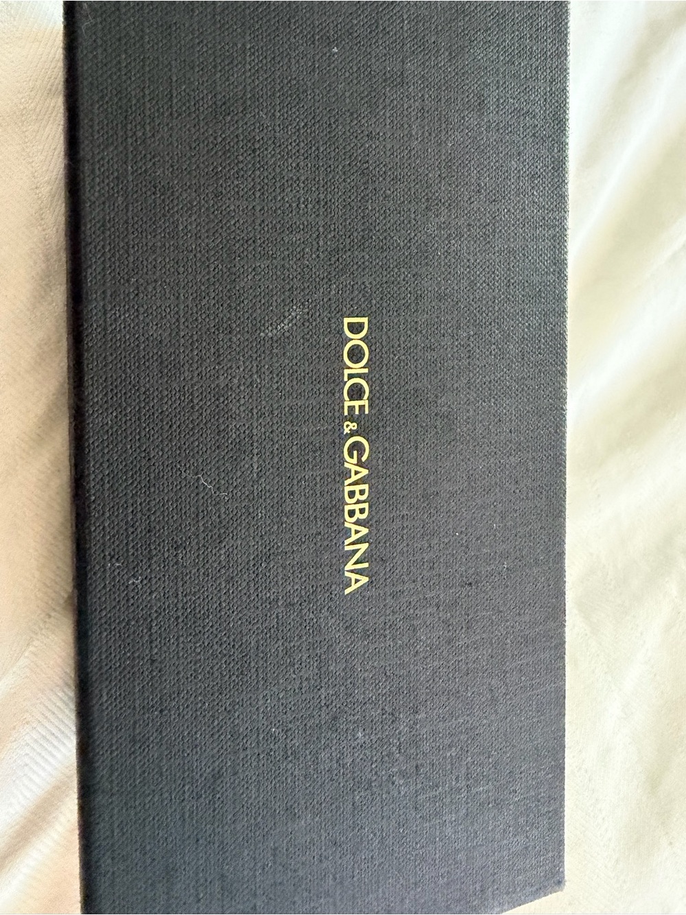 Women's Dolce & Gabbana Black Cat-Eye Sunglasses with Gold Accent - Picture 6 of 7